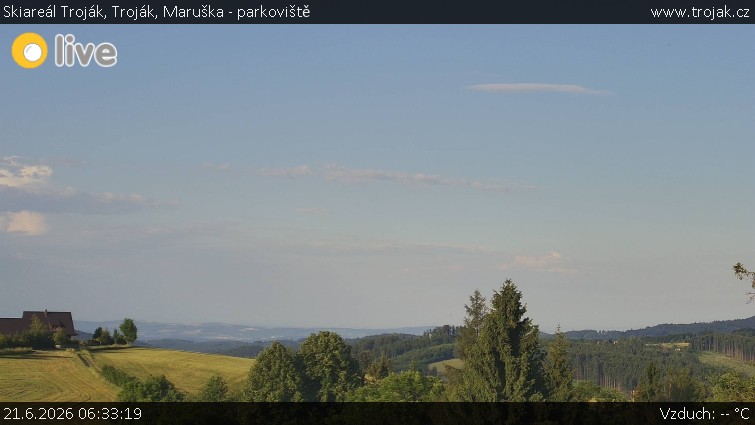 Skiareál Troják - Troják, Maruška - parkoviště - 21.6.2026 v 06:33