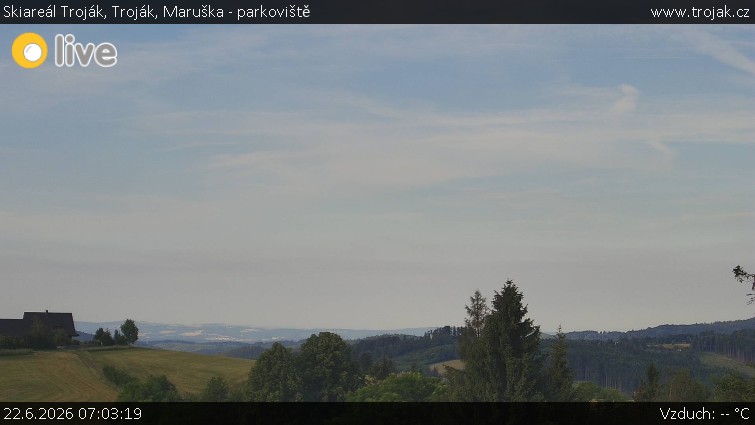 Skiareál Troják - Troják, Maruška - parkoviště - 22.6.2026 v 07:03