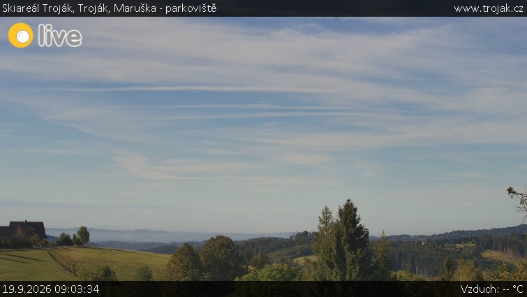 Skiareál Troják - Troják, Maruška - parkoviště - 19.9.2026 v 09:03