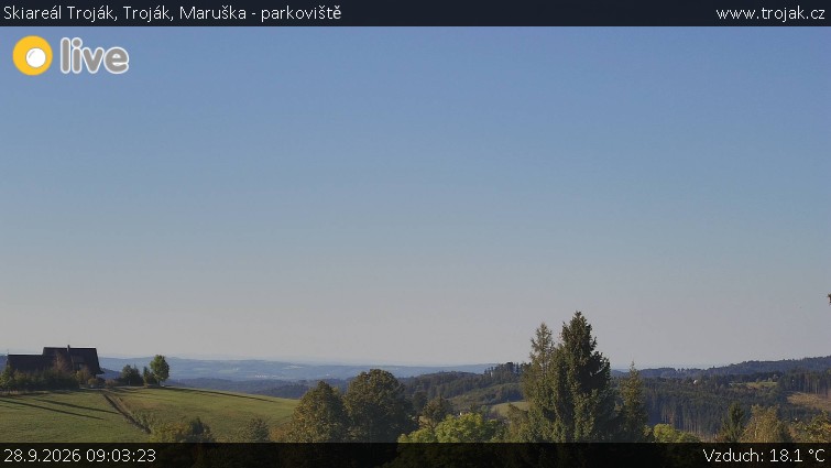 Skiareál Troják - Troják, Maruška - parkoviště - 28.9.2026 v 09:03