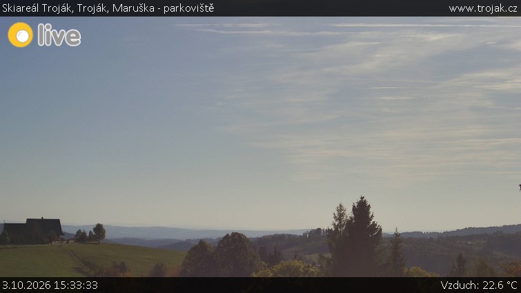 Skiareál Troják - Troják, Maruška - parkoviště - 3.10.2026 v 15:33