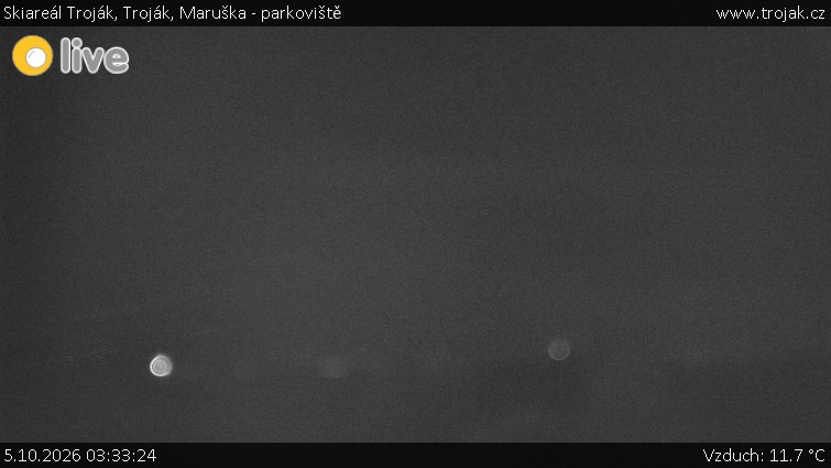 Skiareál Troják - Troják, Maruška - parkoviště - 5.10.2026 v 03:33