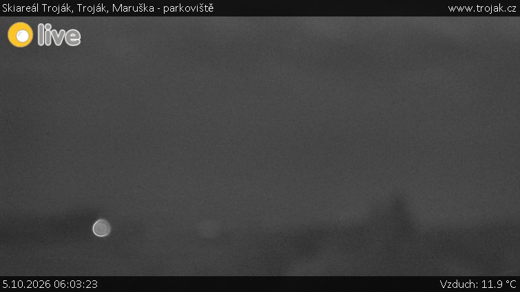 Skiareál Troják - Troják, Maruška - parkoviště - 5.10.2026 v 06:03