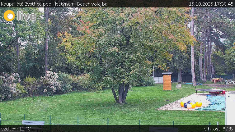 Koupaliště Bystřice pod Hostýnem - Beach volejbal - 16.10.2025 v 17:30 Koupaliště Bystřice pod Hostýnem - Beach volejbal - 16.10.2025 v 17:30