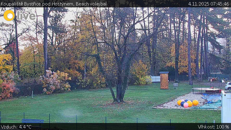Koupaliště Bystřice pod Hostýnem - Beach volejbal - 4.11.2025 v 07:45