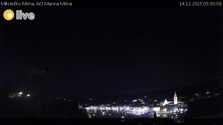 Městečko Milna - ACI Marina Milna - 14.12.2025 v 03:30