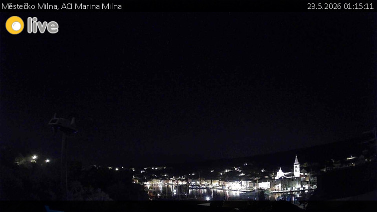 Městečko Milna - ACI Marina Milna - 23.5.2026 v 01:15