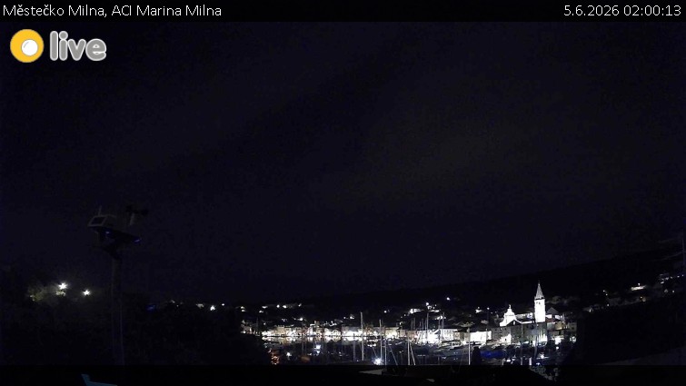 Městečko Milna - ACI Marina Milna - 5.6.2026 v 02:00