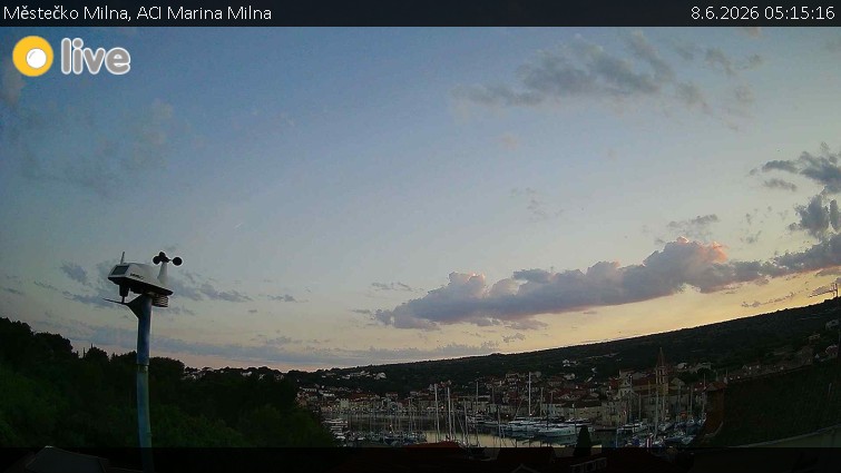 Městečko Milna - ACI Marina Milna - 8.6.2026 v 05:15