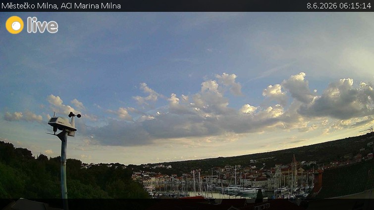 Městečko Milna - ACI Marina Milna - 8.6.2026 v 06:15