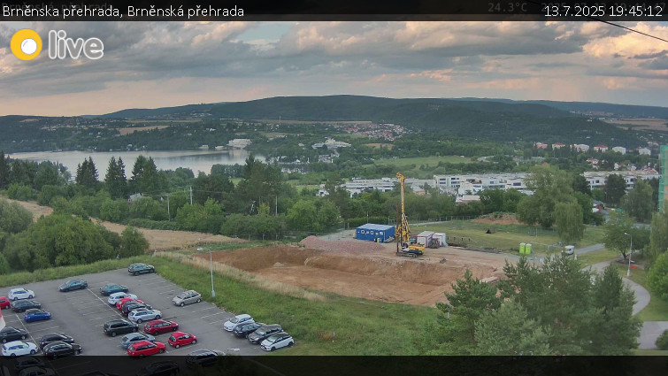 Brněnska přehrada - Brněnská přehrada - 13.7.2025 v 19:45 Brněnska přehrada - Brněnská přehrada - 13.7.2025 v 19:45