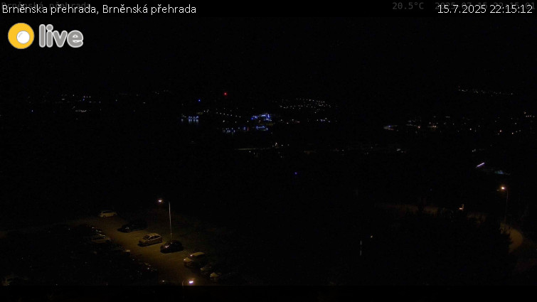 Brněnska přehrada - Brněnská přehrada - 15.7.2025 v 22:15 Brněnska přehrada - Brněnská přehrada - 15.7.2025 v 22:15