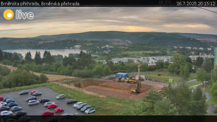Brněnska přehrada - Brněnská přehrada - 16.7.2025 v 20:15 Brněnska přehrada - Brněnská přehrada - 16.7.2025 v 20:15