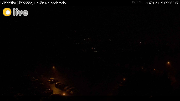 Brněnska přehrada - Brněnská přehrada - 14.9.2025 v 05:15 Brněnska přehrada - Brněnská přehrada - 14.9.2025 v 05:15