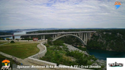 Skradin, řeka Krka, most A1