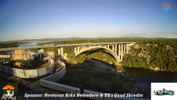 Skradin, řeka Krka, most A1