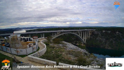 Skradin, řeka Krka, most A1