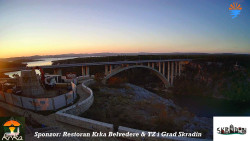 Skradin, řeka Krka, most A1