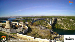 Skradin, řeka Krka, most A1