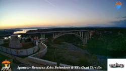 Skradin, řeka Krka, most A1