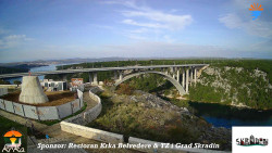 Skradin, řeka Krka, most A1