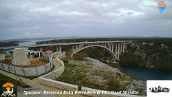 Skradin, řeka Krka, most A1