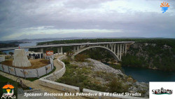 Skradin, řeka Krka, most A1