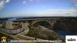 Skradin, řeka Krka, most A1