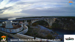 Skradin, řeka Krka, most A1