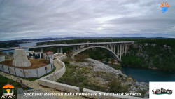 Skradin, řeka Krka, most A1