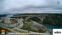 Skradin, řeka Krka, most A1