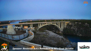 Městečko Skradin - Skradin, řeka Krka, most A1 - 19.11.2025 v 06:45