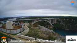 Skradin, řeka Krka, most A1