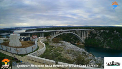 Skradin, řeka Krka, most A1