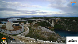 Skradin, řeka Krka, most A1