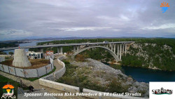 Skradin, řeka Krka, most A1