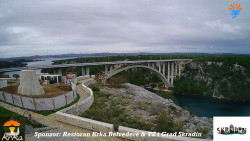 Skradin, řeka Krka, most A1