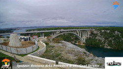 Skradin, řeka Krka, most A1