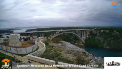 Skradin, řeka Krka, most A1