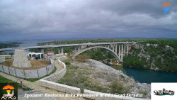 Skradin, řeka Krka, most A1