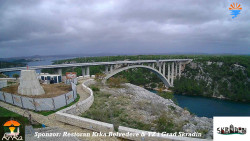 Skradin, řeka Krka, most A1