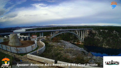 Skradin, řeka Krka, most A1