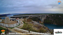 Skradin, řeka Krka, most A1