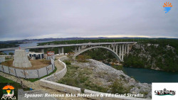 Skradin, řeka Krka, most A1