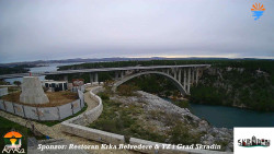 Skradin, řeka Krka, most A1