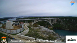 Skradin, řeka Krka, most A1