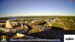 Skradin, řeka Krka, most A1