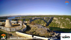 Skradin, řeka Krka, most A1