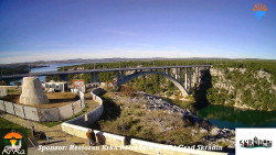 Skradin, řeka Krka, most A1