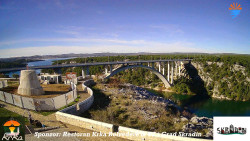 Skradin, řeka Krka, most A1